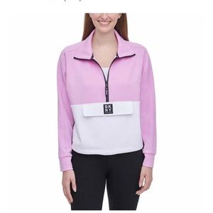 DKNY Ladies 1/2 zip pullover. NWT new with tag